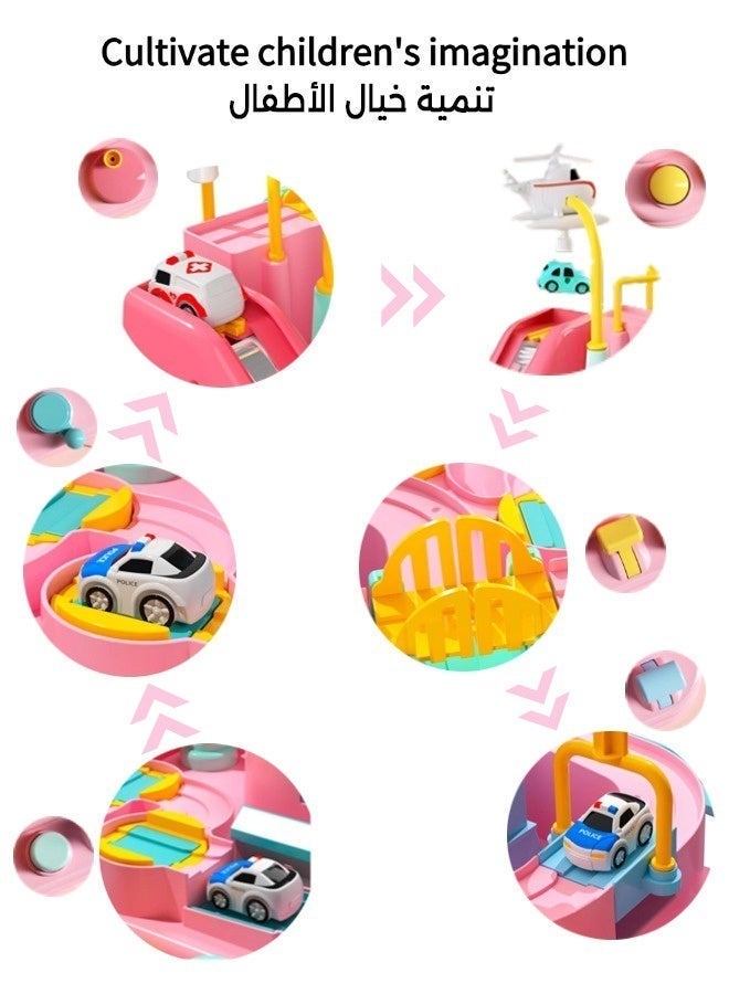 Vixplorn Children's race track toys, car toys for boys and girls over 3 years old, toddler car adventure toys, children's educational games, suitable as gifts for birthdays, Eid al-Fitr, school opening, Ramadan and other festivals - Image 4